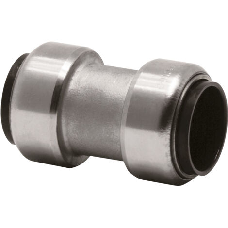 Muffe 22 mm I/I, mit Anschlag Edelstahl, TECTITE 316  TS270