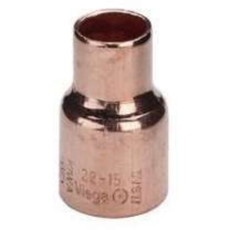 Muffe Lötmuffe Absatznippel reduziert in 35x18mm Kupfer