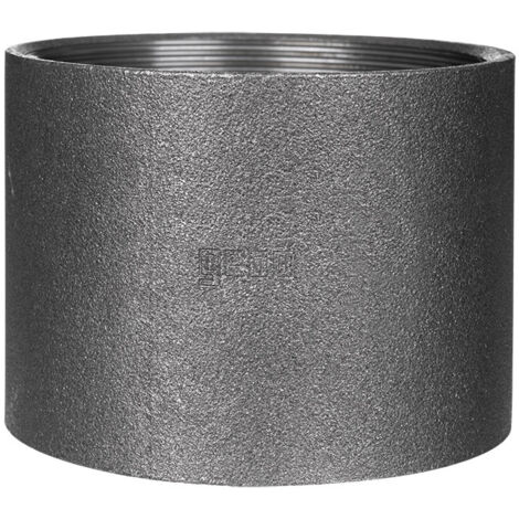 Muffen 11/2", schwarz Schmiedeeisern nach DIN 2986