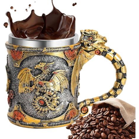 Mug à Café Dragon - Chope à Bière Renaissance Dragons 40cl