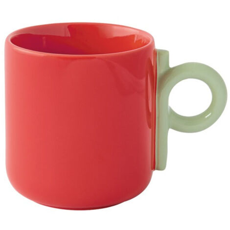 Mug Bicolore Creative Design Créatif, Bicolore Rouge Et Vert - Easy Life