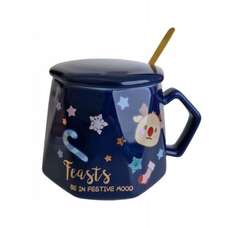 Mug de Noël ECARLA, bleu KUBSWN