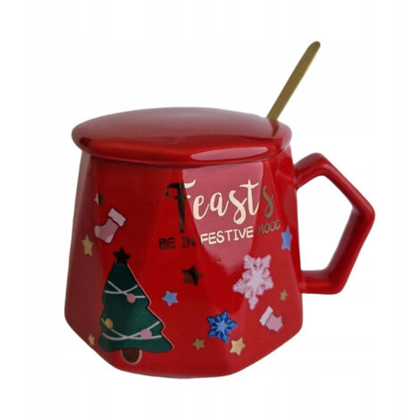 Mug de Noël ECARLA, rouge KB08CZE