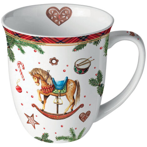 Mug de Noël en porcelaine fine