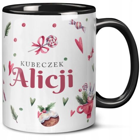 Mug de Noël personnalisé avec prénom, cadeau du Père Noël pour enfants, veille de Noël + prénom