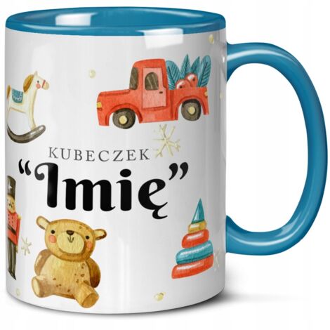 Mug de Noël personnalisé avec prénom, cadeau Père Noël pour enfants, Noël + prénom