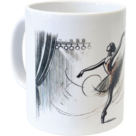 Tasse En Céramique La Belle Damier - Chat De Dubout - Neuve