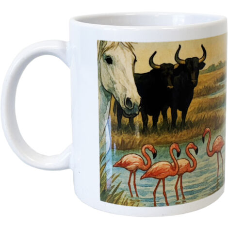 Mug en céramique Camargue sauvage