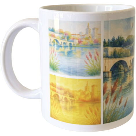 Mug en céramique pont dAvignon 350 ml