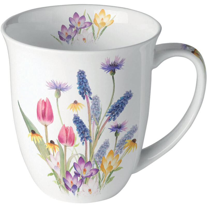 Mug en porcelaine fine bonjour le printemps – 0,4 litre Mug en porcelaine fine bonjour le printemps – 0,4 litre
