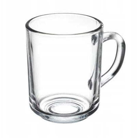 Mug en verre lisse avec anse Barney 240 ml