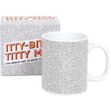 Mug - GIFT REPUBLIC - Micro Seins - Porcelaine - Design Contemporain - Cylindrique