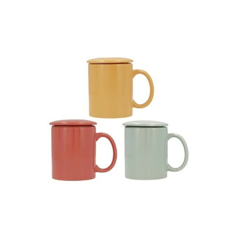 

Mug Gres Con Filtro 33Cl Happy Simply Quid Surtido