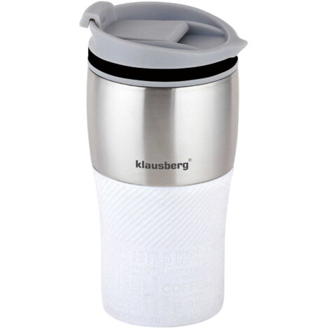 Mug isotherme 320 ml KLAUSBERG blanc KB-7627