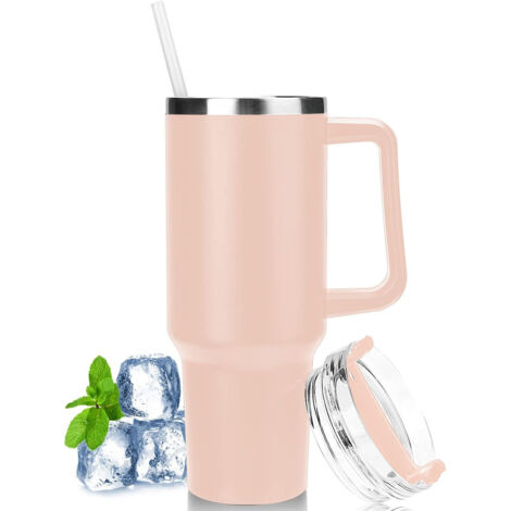 Mug isotherme à emporter, en acier inoxydable à double paroi et isolation sous vide