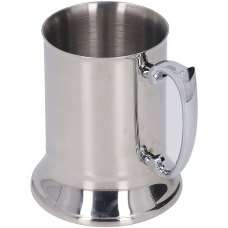 Mug Isotherme en Acier Inox Double Paroi, Anti-Rouille pour Bière ou Café, Idéal pour Bar