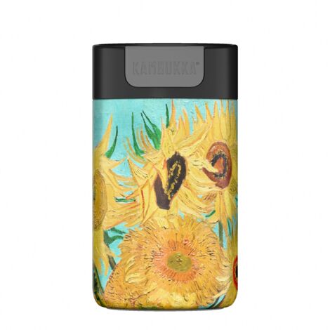 Mug isotherme Kambukka Olympus Vase orné de douze tournesols, 300 ml