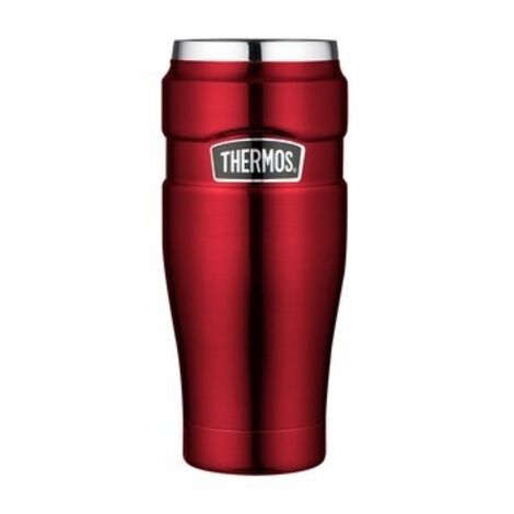 Mug isotherme THERMOS 0,47 L - Rouge, acier inoxydable, double paroi