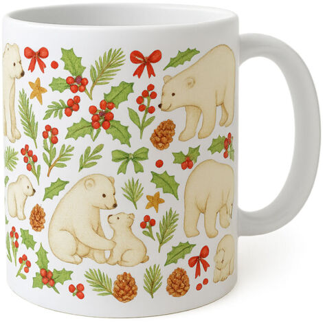 Mug ours polaires de Noël