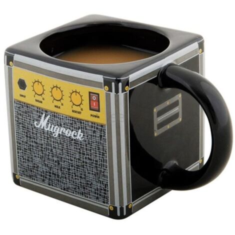 Mug - SPINNING HAT - Ampli - Gris - Design original - 8x8x8 cm