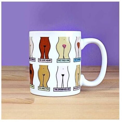 Mug / Tasse - GIFT REPUBLIC - Mug Muff - Blanc - Design provocant - Cadeau original
