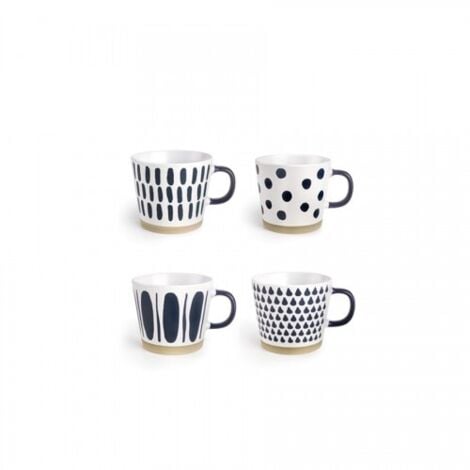 EHLIS MUG VEGHEL 410 ML (SURTIDO 4 DECORS) - IBILI