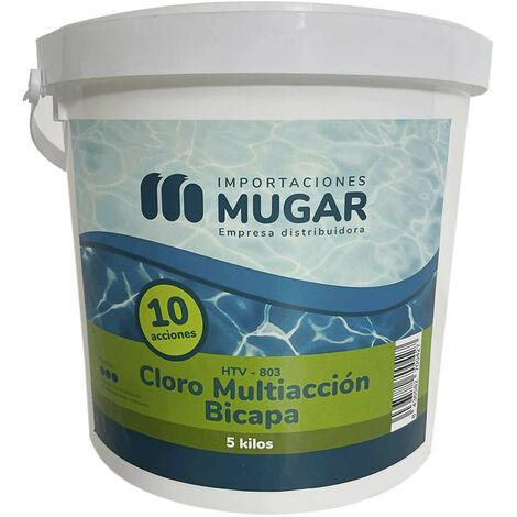 MUGAR MUGAR- Cloro Bicapa Multiacción-10 acciones- 5kg