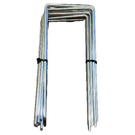 MUGGIOLI - PJ220 - Picchetto Jumbo cm 22x10x22 in acciaio zincato 10 pezzi
