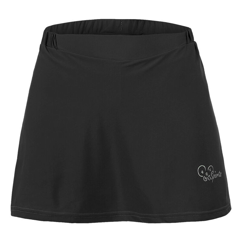 

Mujeres 2-en-1 Ciclismo Skort con Dry Gel Liner acolchado pantalones cortos rapida Atletica falda de los deportes, Negro, S