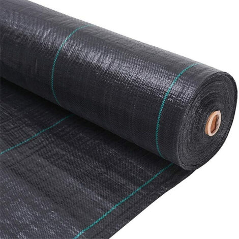Mulch film 10 m × 1 m, 70 g/m² – Geotextile film, water-permeable, UV-resistant, weed-suppressing – Easy installation