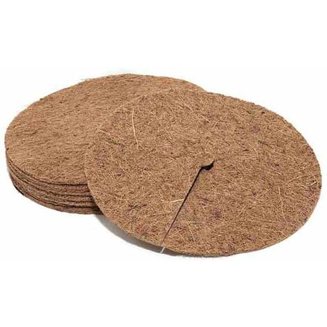 Mulch Mats - Pack of 20 - Fibre/Latex - L40 x W40 cm