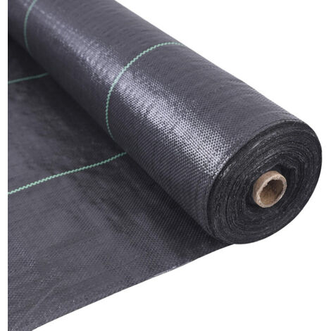 Mulchfolie 5 m × 1 m, 70 g/m² – geotextile Folie, wasserdurchlässig, UV-beständig, unkrauthemmend – einfache Installation