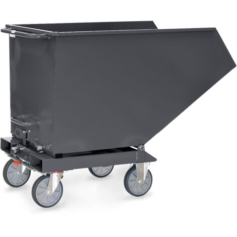 Muldenkipper Inh.600l L1458xB855xH1099mm grau o.Ablasshahn FETRA