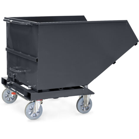 Muldenkipper Inh.800l L1458xB1105xH1099mm grau o.Ablasshahn FETRA