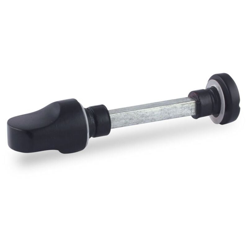 

Muletilla + Desbloq.Negro Para Placa - Negro Mate