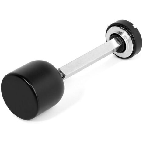 muletilla desbloqueo punto d25 cromo satinado, negro, blanco acabado negro