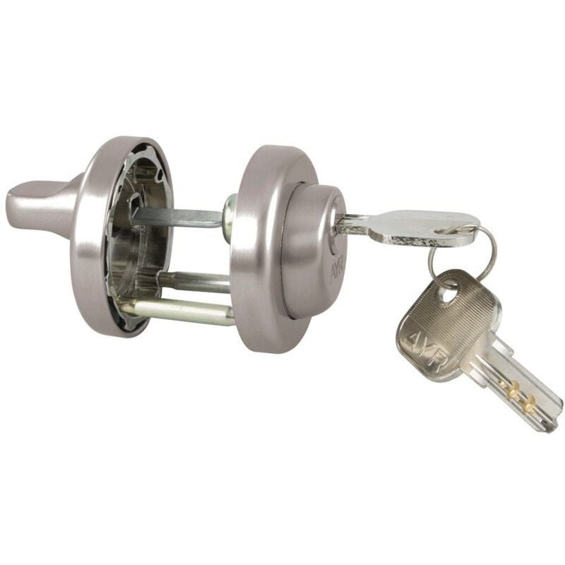 Cylindre en acier inoxydable Ayr avec serrure - Verrouillage et déverrouillage fermer