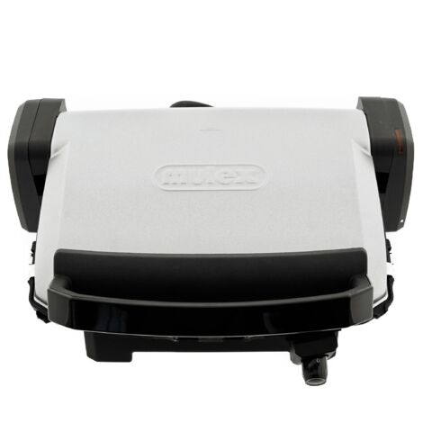 Mulex Grill & Sandwich-Toaster MX045 1.800 Watt Silber