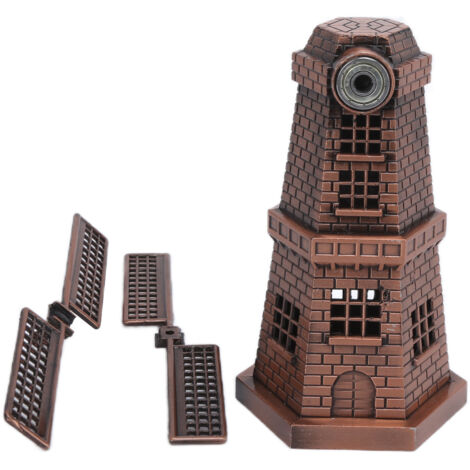 Mulino a vento Decor Stile retrò Bronzo rosso Mini ornamenti artigianali per bar ristorante