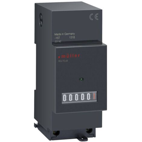 Muller BG 70.29 contatore ore nero 12-48 V DC