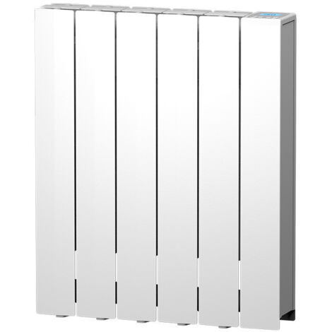 Muller – Radiateur à inertie fluide 1000W – Aluminium recyclé – Programmation LCD – Détection fenêtre ouverte – Pour espaces exigeants