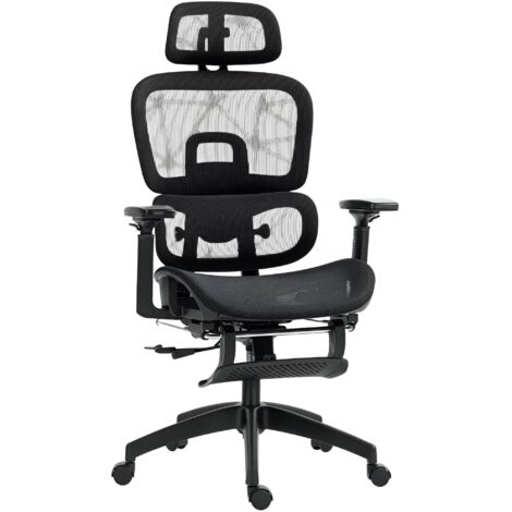 Multi-Adjustable Mesh Office Chair - Black