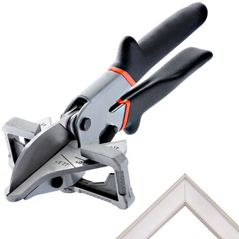 Multi-angle beveling shears for PVC ducts, multi-angle beveling sealing shears, trimming shears, hand tools, adjustable from 0° to 135°.