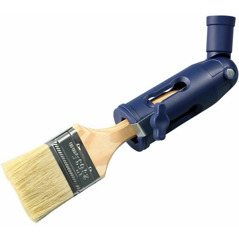 Multi-angle paint brush extension, high ceiling edge trimmer tool, multi-position paint brush