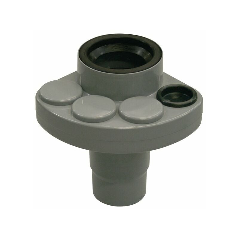 Multi-connecteur pvc gris - diamètre 110 mm - 4 branchements diamètre 32 à 50 mm