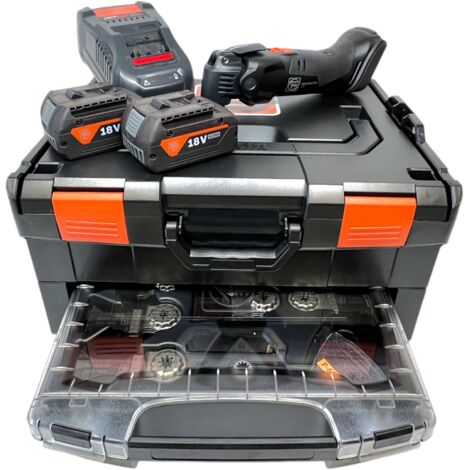 Multi-Cutter FEIN AMM 500 PLUS Black Edition (2 x 4,0 Ah + GAL1880CV + L-Boxx 136 + i-Rack + i-Boxx + Zubehör)