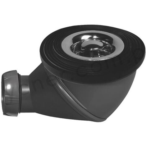 Multi Directional Shower Tray Waste Drain 50mm Diameter 360 Degree Chromed Dome