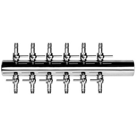 Multi Diviseur Métal 12 Sorties Pour Aérateur & Pompe à Air Bassin & Aquarium