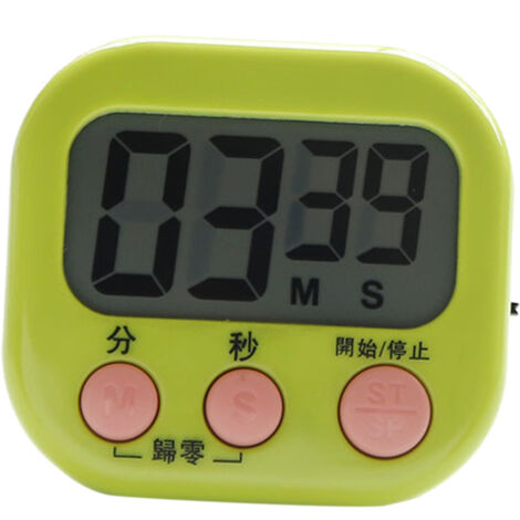 Multi Function Electronic Timer Big LED Display Learning Management Timer for Work StudyGreen