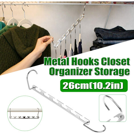 Branded 4PCS Wonder Hanger Metal Magic Clothing Closet Hook Space Saver  Clothes Hangers